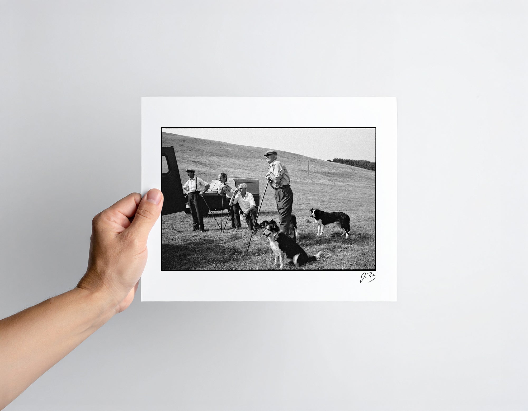 Ian Berry: Northumberland, 1975. Sheepdog Trials.