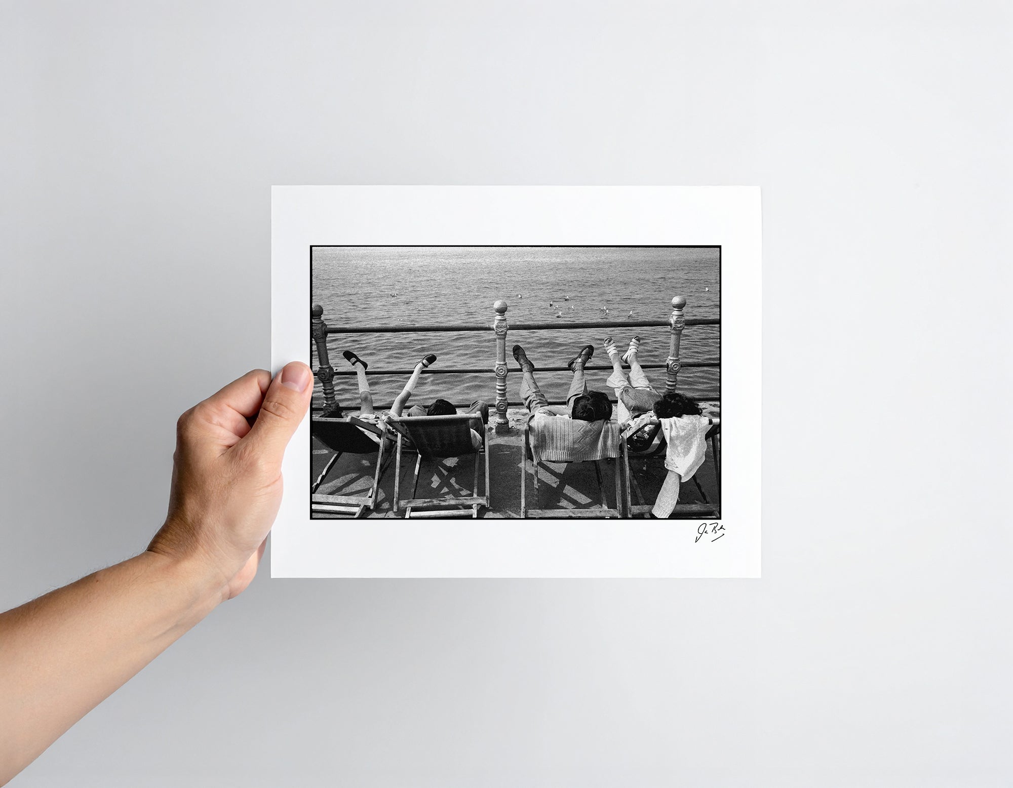 Ian Berry: Blackpool, 1975. Seafront Deckchairs.