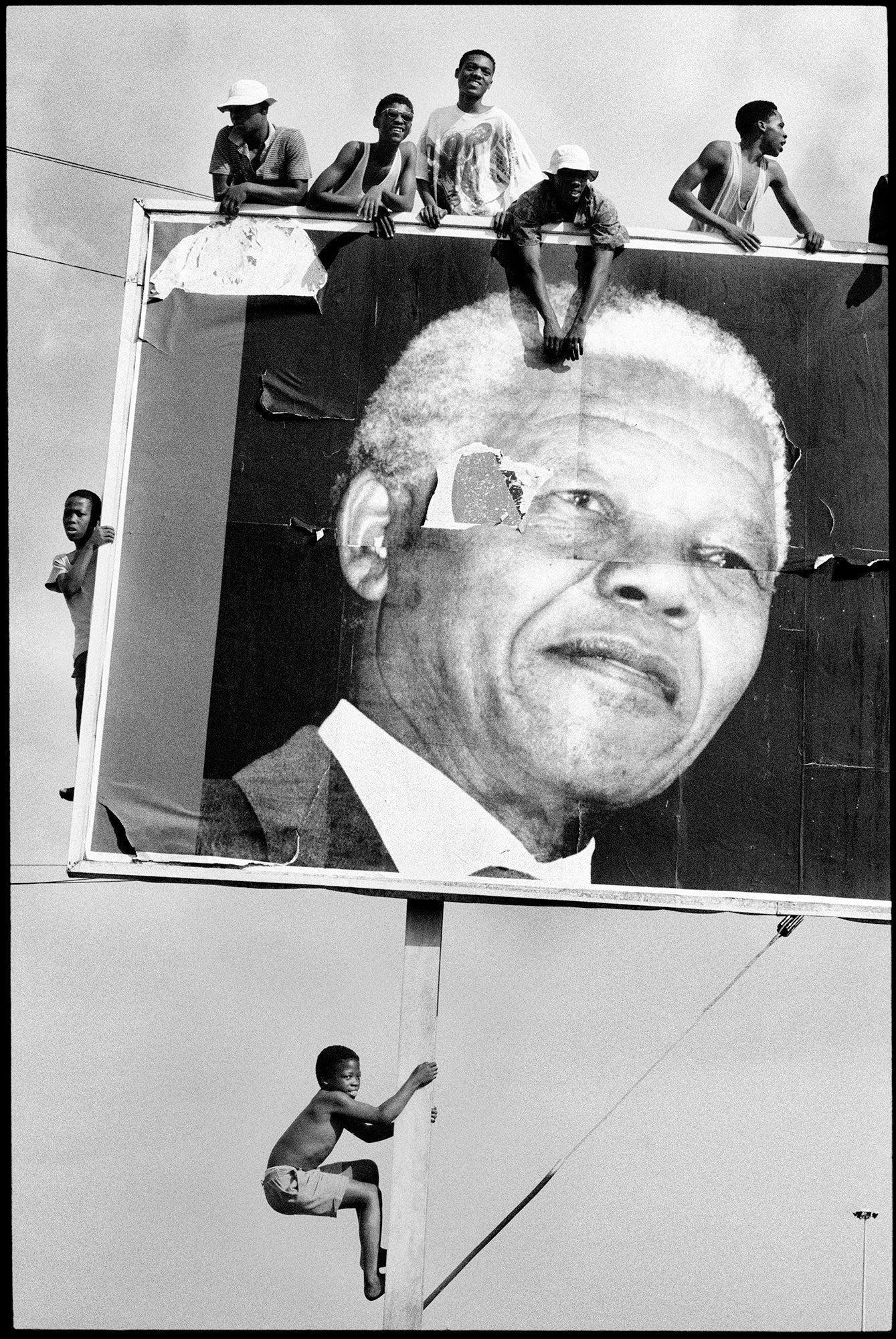 Ian Berry: South Africa, 1994. Waiting for Mandela.
